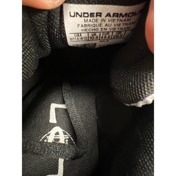 Under Armour UA Lockdown 7 Basketball Shoes Men 11.5 Women 13 Brown & Black New - Picture 8 of 9